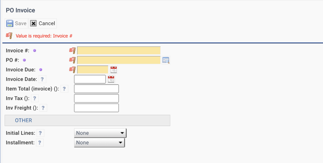 How to Upload PO Invoices